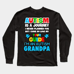 Autism is a journey i never planned Autism Awareness Gift for Birthday, Mother's Day, Thanksgiving, Christmas Long Sleeve T-Shirt